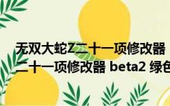 无双大蛇Z二十一项修改器 beta2 绿色免费版（无双大蛇Z二十一项修改器 beta2 绿色免费版功能简介）