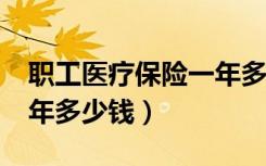 职工医疗保险一年多少钱?（职工医疗保险一年多少钱）