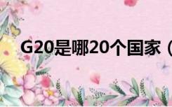 G20是哪20个国家（g20是哪20个国家）