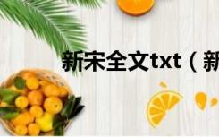 新宋全文txt（新宋txt全集下载）