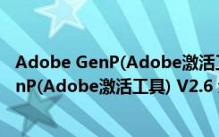 Adobe GenP(Adobe激活工具) V2.6 免费版（Adobe GenP(Adobe激活工具) V2.6 免费版功能简介）