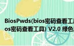 BiosPwds(bios密码查看工具) V2.0 绿色版（BiosPwds(bios密码查看工具) V2.0 绿色版功能简介）