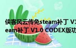 侠客风云传免steam补丁 V1.0 CODEX版（侠客风云传免steam补丁 V1.0 CODEX版功能简介）