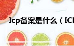 Icp备案是什么（ICP备案是指什么意思）