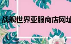 战舰世界亚服商店网址（战舰世界亚服盒子）