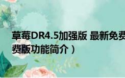 草莓DR4.5加强版 最新免费版（草莓DR4.5加强版 最新免费版功能简介）