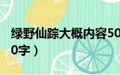 绿野仙踪大概内容50字（绿野仙踪主要内容50字）