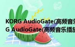 KORG AudioGate(高频音乐播放器) V4.0.1 汉化版（KORG AudioGate(高频音乐播放器) V4.0.1 汉化版功能简介）