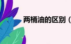 两桶油的区别（两桶油指什么）