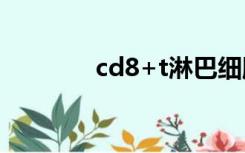 cd8+t淋巴细胞偏高（cd8）