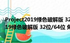 Project2019绿色破解版 32位/64位 免激活版（Project2019绿色破解版 32位/64位 免激活版功能简介）