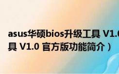 asus华硕bios升级工具 V1.0 官方版（asus华硕bios升级工具 V1.0 官方版功能简介）