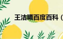 王洁曦百度百科（王洁曦个人资料）