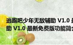 逃跑吧少年无敌辅助 V1.0 最新免费版（逃跑吧少年无敌辅助 V1.0 最新免费版功能简介）