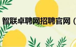 智联卓聘网招聘官网（智联卓聘网猎头登录）