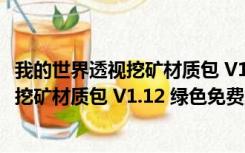 我的世界透视挖矿材质包 V1.12 绿色免费版（我的世界透视挖矿材质包 V1.12 绿色免费版功能简介）