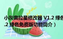 小灰奥拉星修改器 V1.2 绿色免费版（小灰奥拉星修改器 V1.2 绿色免费版功能简介）