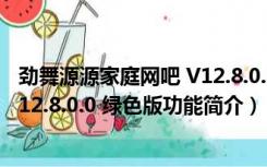 劲舞源源家庭网吧 V12.8.0.0 绿色版（劲舞源源家庭网吧 V12.8.0.0 绿色版功能简介）