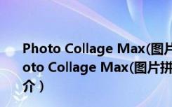 Photo Collage Max(图片拼贴软件) V2.3.2.6 免费版（Photo Collage Max(图片拼贴软件) V2.3.2.6 免费版功能简介）