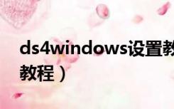 ds4windows设置教程（ds4windows使用教程）