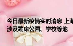 今日最新疫情实时消息 上海社会面新增2例本土确诊病例，涉及蹦床公园、学校等地