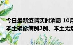 今日最新疫情实时消息 10月9日0时至12时，山东济南新增本土确诊病例2例、本土无症状感染者1例