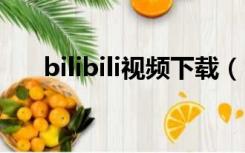 bilibili视频下载（bilbilibi网站视频）