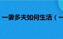 一妻多夫如何生活（一妻多夫怎么过性生活）