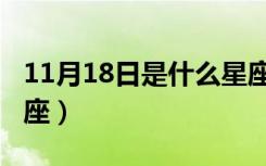 11月18日是什么星座男（11月18日是什么星座）