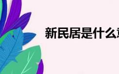 新民居是什么意思（新民居）