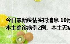 今日最新疫情实时消息 10月9日0时至12时，山东济南新增本土确诊病例2例、本土无症状感染者1例