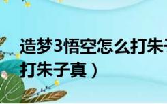 造梦3悟空怎么打朱子真（造梦西游3孙悟空打朱子真）