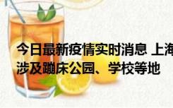 今日最新疫情实时消息 上海社会面新增2例本土确诊病例，涉及蹦床公园、学校等地