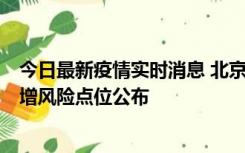 今日最新疫情实时消息 北京昌平新增1例新冠确诊病例，新增风险点位公布