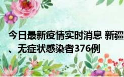 今日最新疫情实时消息 新疆10月9日新增本土确诊病例70例、无症状感染者376例