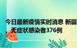 今日最新疫情实时消息 新疆10月9日新增本土确诊病例70例、无症状感染者376例