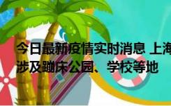 今日最新疫情实时消息 上海社会面新增2例本土确诊病例，涉及蹦床公园、学校等地