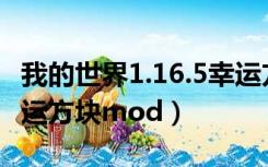 我的世界1.16.5幸运方块（我的世界1 7 10幸运方块mod）