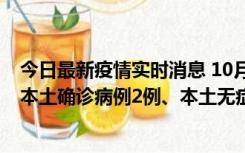 今日最新疫情实时消息 10月9日0时至12时，山东济南新增本土确诊病例2例、本土无症状感染者1例