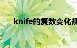 knife的复数变化规则（knife的复数）