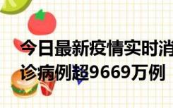 今日最新疫情实时消息 美国累计新冠肺炎确诊病例超9669万例