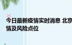 今日最新疫情实时消息 北京昌平区通报1例新增确诊病例详情及风险点位