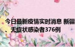 今日最新疫情实时消息 新疆10月9日新增本土确诊病例70例、无症状感染者376例