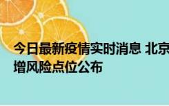 今日最新疫情实时消息 北京昌平新增1例新冠确诊病例，新增风险点位公布