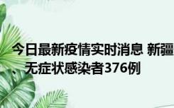 今日最新疫情实时消息 新疆10月9日新增本土确诊病例70例、无症状感染者376例