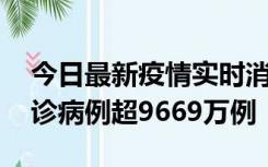 今日最新疫情实时消息 美国累计新冠肺炎确诊病例超9669万例