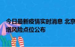 今日最新疫情实时消息 北京昌平新增1例新冠确诊病例，新增风险点位公布