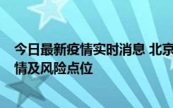 今日最新疫情实时消息 北京昌平区通报1例新增确诊病例详情及风险点位