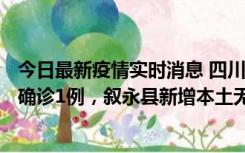 今日最新疫情实时消息 四川泸州：10月9日合江县新增本土确诊1例，叙永县新增本土无症状28例