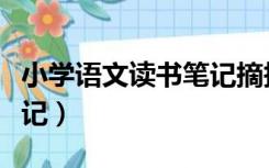 小学语文读书笔记摘抄大全（小学语文读书笔记）